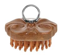 Beavorty Wooden Massage Comb Lightweight Sandalwood Scalp Unique Spike Design Portable Comb for Relaxation and Easy Detangling of Hair Types