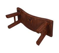 Beavorty Wooden Neck Pillow Ergonomic Design for Daily Use for Sauna Relaxation Shoulder Durable Natural Wood Headrest for Improved Sleep Posture