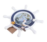 Beavorty Wooden round Picture Frame 13cm Inner Size Birthday Photo Frame Decoration Single Pack Creative Photo Holder for Home and Tabletop Display Random Style