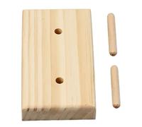 Beavorty Wooden Thread Rack, Fully Rotating Thread Holder, Ribbon Display Rack, Hand Winder, Lightweight Crochet Accessory for Home DIY Projects and Everyday Use