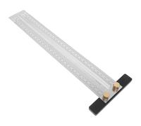 Beavorty Woodworking Steel Ruler 300mm Precision Scribing Tool Small Straight Measuring Scale Ruler for Quilting Carpentry and Accurate Layout Marking