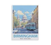 BEAYODKP 5D Diamond Painting,Birmingham West Midlands,Diamond Embroidery Cross Stitch(40 x 50 cm/15.74 x 19.68 inches)-GY56