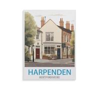 BEAYODKP 5D Diamond Painting，Harpenden Hertfordshire，Diamond Embroidery Cross Stitch（40 x 50 cm/15.74 x 19.68 inches）-GU15