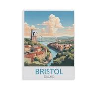 BEAYODKP 5D Diamond Painting Kits,Bristol, England,DIY Rhinestone Embroidery Set Paint with Diamond Art by Number Kits Cross Stitch Home Wall Craft Decoration(50 x 60 cm/19.68 x 23.62 inches)-GR50