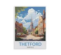 BEAYODKP 5D Diamond Painting Kits,Thetford, Norfolk,DIY Rhinestone Embroidery Set Paint with Diamond Art by Number Kits Cross Stitch Home Wall Craft Decoration(30 x 40 cm/11.81 x 15.74 inches)-GR30