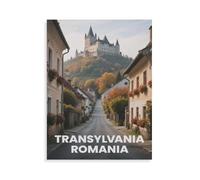 BEAYODKP 5D Diamond Painting Set for Adults and Children，Transylvania, Romania，DIY Diamond Crystal Rhinestone Embroidery Painting（30 x 40 cm/11.81 x 15.74 inches）-HL28