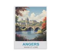BEAYODKP 5D DIY Diamond Painting,Angers (Maine-et-Loire, France),Art Living Room Wall Decoration Gift(50 x 60 cm/19.68 x 23.62 inches)-GQ57