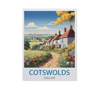 BEAYODKP 5D DIY Diamond Painting，Cotswolds England（40 x 50 cm）