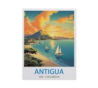 BEAYODKP 5D DIY Diamond Painting kit，Antigua The Caribbean（40x50cm）