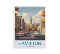 BEAYODKP 5D DIY Diamond Painting Kit,Hamilton South Lanarkshire,Crystal Mosaic Full Drill Round Diamond Painting Embroidery Accessories(50 x 60 cm/19.68 x 23.62 inches)-GX1