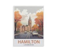 BEAYODKP 5D DIY Full Round Drill Diamond Painting,Hamilton South Lanarkshire,Embroidery Full Round Diamond Cross Stitch Rhinestone Mosaic Decor Gift(30 x 40 cm/11.81 x 15.74 inches)-GW27