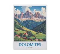 BEAYODKP Adult Paint by Numbers，Dolomites Italy，DIY Paint by Numbers for Adults and Kids Painting by Numbers on Canvas Art Crafts Gift for Home Wall Decorations(40x50cm) 15.7x19.6 inches-DO98