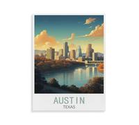 BEAYODKP Austin Texas，5D DIY Diamond Painting Full Round Drill Diamond Embroidery Cross Stitch Rhinestone Mosaic Paintings Art（30 x 40 cm/11.81 x 15.74 inches）-U96