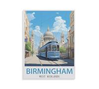 BEAYODKP Birmingham West Midlands,Diamond Painting Kits for Adults - 5D Diamond Painting Kit Full Drill, Diamond Art Kits for Home Wall Decor(40 x 50 cm/15.74 x 19.68 inches)-GY65