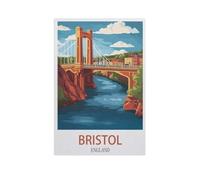 BEAYODKP Bristol England，Beginner-Friendly Paint-by-Number Kit,Easy Introduction to Art(30x40cm) 11.8x15.7 inches-FY61