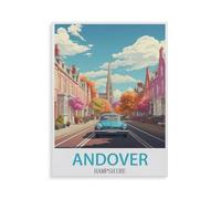 BEAYODKP Diamond Painting,Andover Hampshire,Full Round Diamond Embroidery Kits Cross Stitch Crystal Rhinestone Pictures Arts Craft Home Wall Decoration(30 x 40 cm/11.81 x 15.74 inches)-GY83