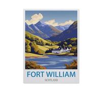 BEAYODKP Diamond Painting，Fort William Scotland（50 x 60 cm）