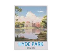 BEAYODKP Diamond Painting,Hyde Park London,Full Round Diamond Embroidery Kits Cross Stitch Crystal Rhinestone Pictures Arts Craft Home Wall Decoration(50 x 60 cm/19.68 x 23.62 inches)-HB43