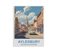 BEAYODKP Diamond Painting Kits for Adults and Kids,Aylesbury Buckinghamshire,Full Drill Round Rhinestone Paint with Diamonds(50 x 60 cm/19.68 x 23.62 inches)-GY97