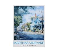BEAYODKP Diamond Painting，Martha's Vineyard Massachusetts（40 x 50 cm）
