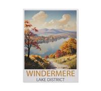 BEAYODKP Diamond Painting,Windermere Lake District,Diamond Painting Art Embroidery Cross Stitch Pictures Gift Wall Decoration(40 x 50 cm/15.74 x 19.68 inches)-HD1