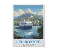 BEAYODKP Digital Painting DIY Frameless Paint by Number Kits,Les Abymes Guadeloupe,Paint by Numbers Oil Painting Canvas Print Wall Art Home Decoration(40x50cm) 15.7x19.6 inches-GN14
