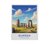BEAYODKP DIY Diamond Art Kits，Burren National Park（40 x 50 cm）