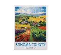 BEAYODKP DIY Diamond Art Kits，Sonoma County California（40 x 50 cm）