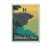 BEAYODKP DIY Diamond Art Kits,Whitaker Point, Arkansas,Full Drill Round Rhinestone Diamond Art Painting Accessories, Cross Stitch Embroidery Canvas for Crafts Home Wall Decor(30 x 40 cm)-HO71