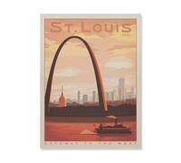 BEAYODKP DIY Diamond Painting,St. Louis, MO,Cross Stitch Full Drill 5D Embroidery Mosaic Wall Decor Art(40 x 50 cm/15.74 x 19.68 inches)-HQ59