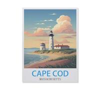 BEAYODKP DIY Oil Painting Paint by Number Kit,Cape Cod Massachusetts,DIY Painting by Number Kits Oil Paint Drawing Canvas Home Decor Gift(30x40cm) 11.8x15.7 inches-FH69