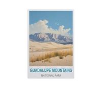 BEAYODKP DIY Paint by Numbers for Adults，Guadalupe Mountains National Park，Canvas Oil Acrylic Painting Kit(30x40cm) 11.8x15.7 inches-GH27