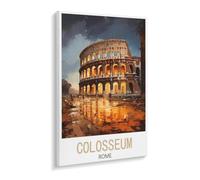 BEAYODKP Easy Paint by Numbers for Adults Beginners，Colosseum Rome，Paint by Number Kit On Canvas for Adults New Painters's Gift DIY Gifts(50x60cm-U49
