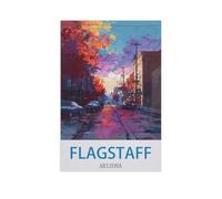 BEAYODKP Flagstaff Arizona，Beginner-Friendly Paint-by-Number Kit,Easy Introduction to Art(40x50cm) 15.7x19.6 inches-GC21