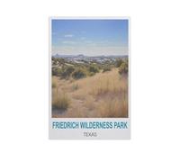 BEAYODKP Friedrich Wilderness Park Texas，Beginner-Friendly Paint-by-Number Kit,Easy Introduction to Art(20x30cm) 7.8x11.8 inches-GH21