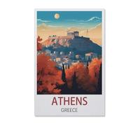 BEAYODKP Full Diamond 5D DIY Diamond Painting，Athens Greece，3D Diamond Embroidery Cross Stitch Mosaic Needle Works（40 x 50 cm/15.74 x 19.68 inches）-Z8