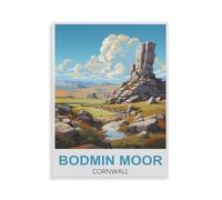 BEAYODKP Full Diamond 5D DIY Diamond Painting，Bodmin Moor Cornwall，3D Diamond Embroidery Cross Stitch Mosaic Needle Works（30 x 40 cm/11.81 x 15.74 inches）-GY19