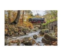 BEAYODKP Full Diamond 5D DIY Diamond Painting，Brocken Railway of The HSB，3D Diamond Embroidery Cross Stitch Mosaic Needle Works（30 x 40 cm/11.81 x 15.74 inches）-AC11