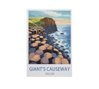 BEAYODKP Giant's Causeway Ireland，Beginner-Friendly Paint-by-Number Kit,Easy Introduction to Art(50x60cm) 19.6x23.6 inches-FY31