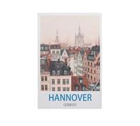 BEAYODKP Hannover Germany，Beginner-Friendly Paint-by-Number Kit,Easy Introduction to Art(40x50cm) 15.7x19.6 inches-GA11