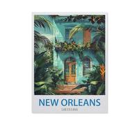 BEAYODKP New Orleans Louisiana，Diamond Painting Kits for Adults - 5D Diamond Painting Kit Full Drill, Diamond Art Kits for Home Wall Decor（50 x 60 cm/19.68 x 23.62 inches）-CO94