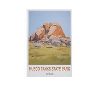 BEAYODKP Paint by Numbers for Adults,Hueco Tanks State Park Texas,Craft Art Painting DIY Kit Rolled Canvas Without Frame(30x40cm) 11.8x15.7 inches-GG54