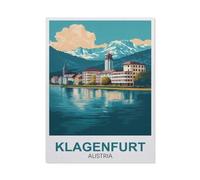 BEAYODKP Paint by Numbers for Adults,Klagenfurt Austria,Craft Art Painting DIY Kit Rolled Canvas Without Frame(40x50cm-FB34