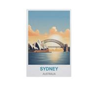 BEAYODKP Paint by Numbers for Adults，Sydney Australia，Craft Art Painting DIY Kit Rolled Canvas Without Frame(40x50cm) 15.7x19.6 inches-GJ44