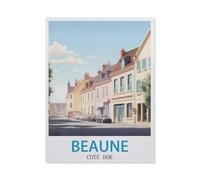 BEAYODKP Paint by Numbers Kits for Adults and Kids,Beaune Côte-d'Or,with Brushes and Acrylic Pigment DIY Digital Canvas Painting for Adults Beginner(40x50cm) 15.7x19.6 inches-GP93