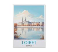 BEAYODKP Paint by Numbers Kits for Adults and Kids,Loiret France,with Brushes and Acrylic Pigment DIY Digital Canvas Painting for Adults Beginner(40x50cm) 15.7x19.6 inches-GM43