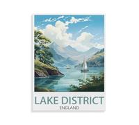 BEAYODKP Paint by Numbers，Lake District England，Exquisite Oil Painting by Numbers Kits for Beginners(30x40cm-P21