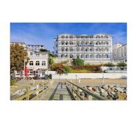 BEAYODKP Sassnitz and The Chalk Cliffs - Autumn Impressions from The Jasmund high Coast Path，Diamond Art Kits for Adults and Kids, Full Drill Round Rhinestone Paint with Diamonds（40 x 50 cm）-AD78