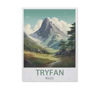 BEAYODKP Tryfan Wales,Beginner-Friendly Paint-by-Number Kit,Easy Introduction to Art(30x40cm) 11.8x15.7 inches-FI51