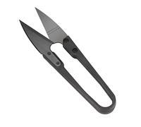 Beayuer Sewing Scissors Yarn Thread Cutter 4.1inch Mini Small Snips Trimming Nipper Made of High-Carbon Steel Thread DIY Supplies for Stitch Embroidery, Knitting, Crafts (1, Black)